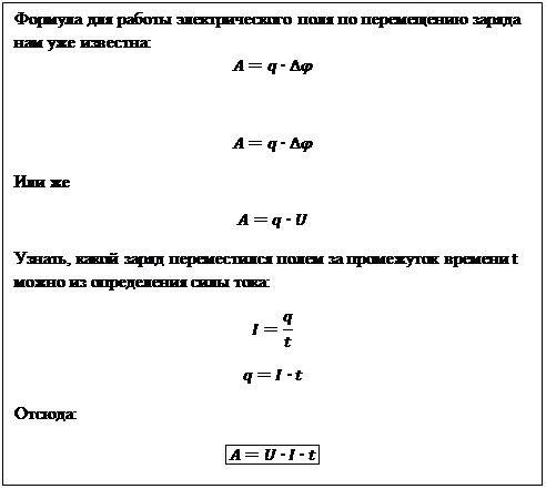 Все формулы связанные с электрическим током Все формулы связанные с электрическим током