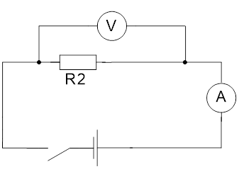 Элек­три­че­ская схема для экс­пе­ри­мен­та 2