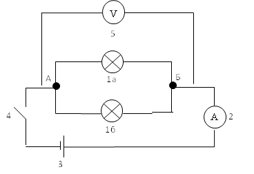 Схема для на­хож­де­ния эк­ви­ва­лент­но­го со­про­тив­ле­ния при па­рал­лель­ном со­еди­не­нии
