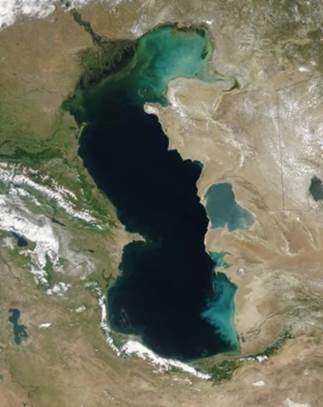 Сни­мок Кас­пий­ско­го моря