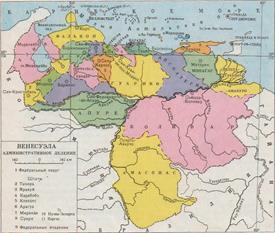 Ве­не­су­э­ла на карте