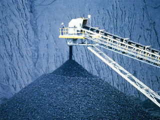 До­бы­ча угля от­кры­тым спо­со­бом