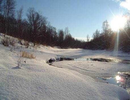 За­мерз­шая река
