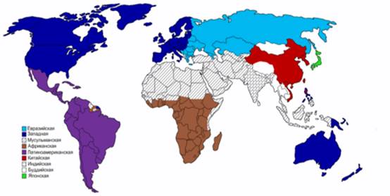 Карта ци­ви­ли­за­ций