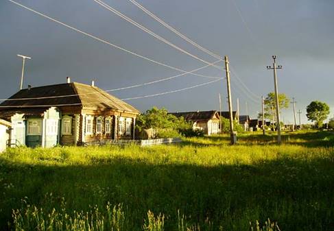 Де­рев­ня в Ка­луж­ской об­ла­сти 