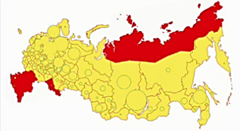 Ле­со­де­фи­цит­ные рай­о­ны Рос­сии