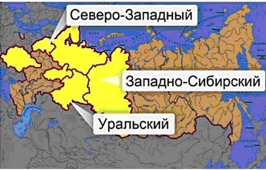Рай­о­ны вы­ра­щи­ва­ния льна-дол­гун­ца в Рос­сии