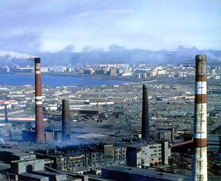 Ме­тал­лур­ги­че­ский завод в Но­риль­ске