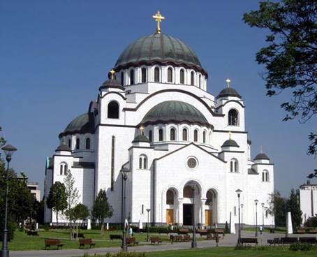Пра­во­слав­ный храм в Сер­бии