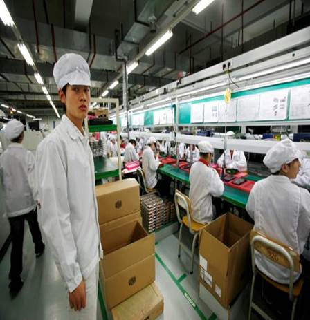 Завод Apple в Китае