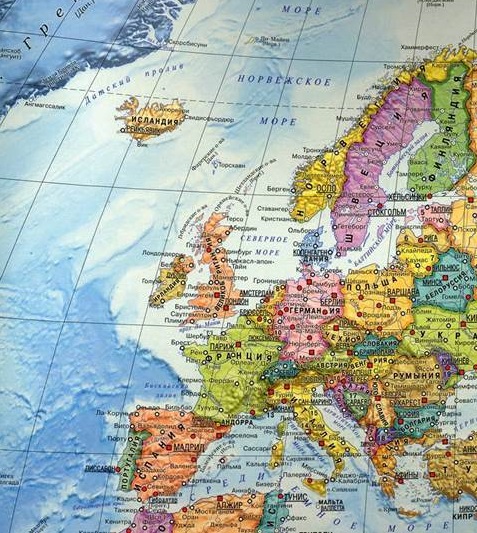 По­ли­ти­че­ская карта Ев­ро­пы