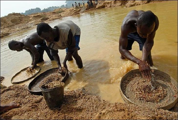 До­бы­ча ал­ма­зов в Аф­ри­ке
