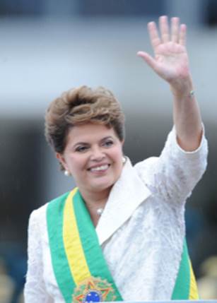 Пре­зи­дент Бра­зи­лии Дилма Русеф