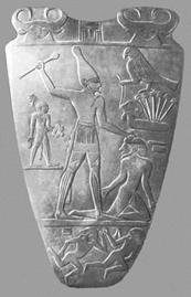 Сим­во­ли­че­ское изоб­ра­же­ние по­ко­ре­ния Ниж­не­го Егип­та