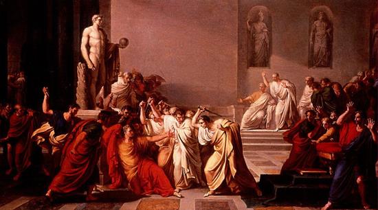 «Смерть Це­за­ря», ху­дож­ник Вин­чен­цо Ка­муч­чи­ни