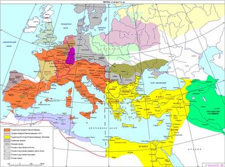 Раз­дел Рим­ской им­пе­рии