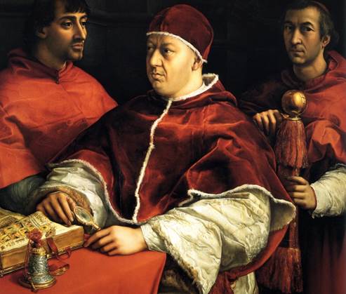 Папа Рим­ский Лев X, сын Ло­рен­цо Ме­ди­чи