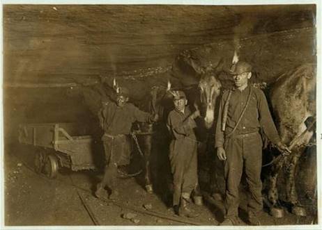 При­ме­не­ние дет­ско­го труда в шах­тах