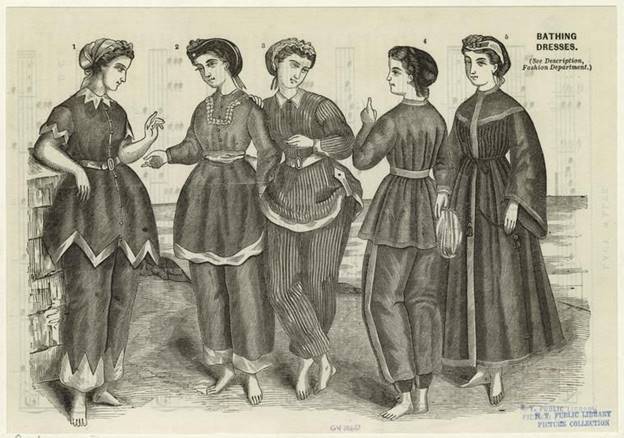 Ку­паль­ные ко­стю­мы вик­то­ри­ан­ской эпохи
