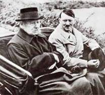 Пре­зи­дент Гер­ма­нии Гин­ден­бург и Адольф Гит­лер
