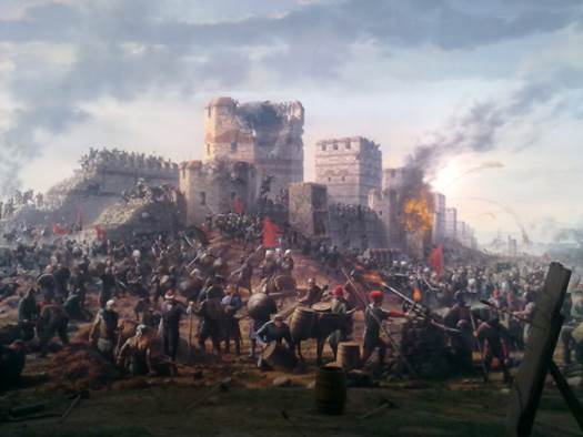 1453 год – па­де­ние Ви­зан­тий­ской им­пе­рии.