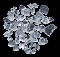 При­ме­ры кри­стал­ли­че­ских (соль) твёр­дых тел