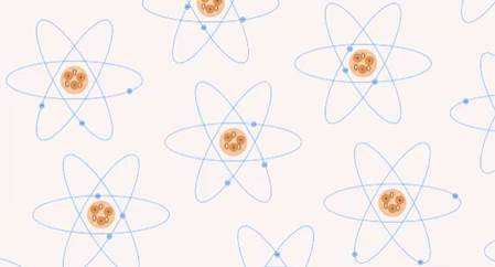 Пред­став­ле­ние вра­ще­ния элек­тро­нов во­круг ядра