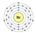 Мо­де­ль стро­е­ния элек­трон­ной обо­ло­чки ато­ма брома