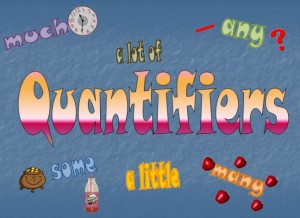 Ме­сто­име­ния-кван­ти­фи­ка­то­ры – это такие слова, ко­то­рые ис­поль­зу­ют­ся для вы­ра­же­ния ко­ли­че­ства. К ним от­но­сят­ся слова a lot of, many, much, little, a little, few, a few