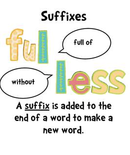 Суффиксы (suffixes)