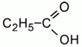 Струк­тур­ная фор­му­ла про­па­но­вой кис­ло­ты