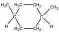 струк­тур­ная фор­му­ла 1,4-ди­ме­тил­цик­ло­гек­са­на