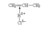 Ре­ак­ция ал­ке­на с хло­ро­во­до­ро­дом