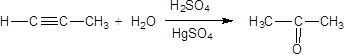 Бутин 2 вступает в реакцию с. Ацетилен и hgso4. Алкин hgso4. Пропин вода hgso4. Пропин реакция Кучерова.