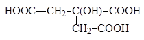 3-карбок­си-3-гид­рок­си­пен­тан­дио­вая-1,5 кис­ло­та (ли­мон­ная)