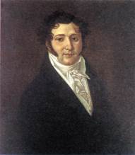 Ю.П. Лер­мон­тов. Отец М. Ю. Лер­мон­то­ва. Неиз­вест­ный ху­дож­ник. 1810
