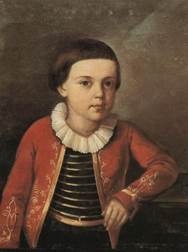 М. Ю. Лер­мон­тов в дет­стве. Порт­рет ра­бо­ты неиз­вест­но­го ху­дож­ни­ка
