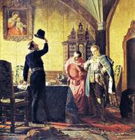 При­ся­га Лже­д­мит­рия I поль­ско­му ко­ро­лю Си­гиз­мун­ду III на вве­де­ние в Рос­сии ка­то­ли­циз­ма