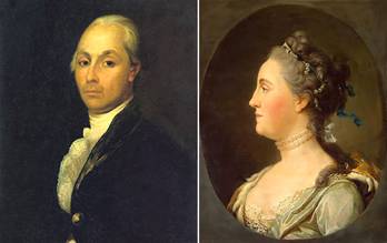 А.Н. Ра­ди­щев и Ека­те­ри­на ІІ
