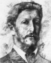 М.А. Вру­бель. (Ав­то­порт­рет, 1904 г.) свя­зан­ные с ил­лю­стра­ци­ей поэмы «Демон», и твор­че­ство Блока.