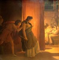 «Кли­тем­не­стра ко­леб­лет­ся перед убий­ством спя­ще­го Ага­мем­но­на» (П.-Н. Герен, 1817)