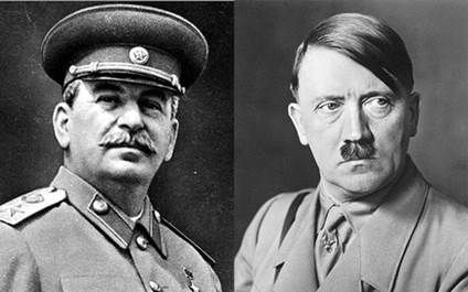 И. Ста­лин, А. Гит­лер